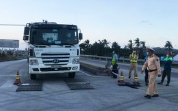 Xử nghiêm vụ xe chở 85 tấn hàng, vượt tải hơn 20 tấn trên cao tốc Đà Nẵng - Quảng Ngãi