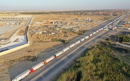 Ai Cập gửi 130 xe hàng cứu trợ tới Dải Gaza sau xung đột Israel - Palestine
