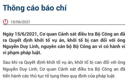 Bắt tạm giam cựu phó tổng cục trưởng Tổng cục Tình báo về tội nhận hối lộ