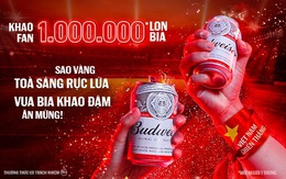 Budweiser cùng cổ động viên ăn mừng độc đáo