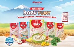 Aiwado ra mắt bột ăn dặm Kazu Yumy với tinh túy dưỡng chất từ Nhật Bản