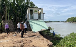An Giang ban bố tình huống khẩn cấp sạt lở bờ sông Châu Đốc