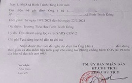 Thu hồi thư mời 'tự trả chi phí test nhanh sàng lọc', yêu cầu kiểm điểm người liên quan