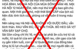 Phạt chủ Facebook Hằng Nguyễn 5 triệu vì đăng tin gây hoang mang về cứu trợ