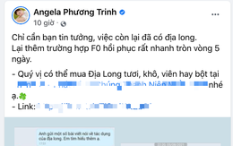 Sử dụng giun đất điều trị COVID-19 như fanpage Angela Phương Trinh quảng cáo, đúng không?