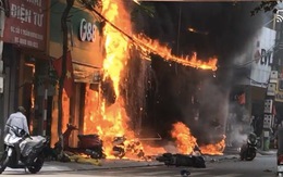 Tạm giữ nghi phạm ném bom xăng làm cháy 4 cửa hàng ở Vĩnh Phúc