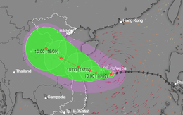 Từ đêm nay 10-9, Quảng Trị đến Quảng Ngãi sẽ có mưa to do bão số 5