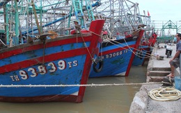 Đã tìm thấy 3 tàu cá của ngư dân Thanh Hóa mất liên lạc khi vào bờ tránh bão