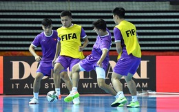 Tuyển futsal Việt Nam lạc quan chờ đấu Brazil