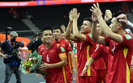 Futsal Việt Nam gặp Nga ở vòng 16 đội World Cup 2021