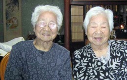 Cặp sinh đôi hơn 107 tuổi ở Nhật lập kỷ lục Guinness sống thọ nhất thế giới