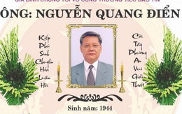 PGS.TS Nguyễn Quang Điển qua đời ở tuổi 79