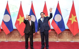 Thủ tướng Phạm Minh Chính hội đàm với Thủ tướng Lào Phankham Viphavanh