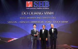 Phó tổng giám đốc SHB được vinh danh Doanh nhân châu Á xuất sắc ngành dịch vụ tài chính