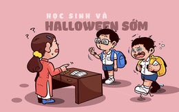 Học sinh và Halloween sớm