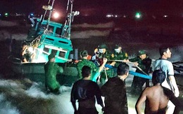Sóng bất ngờ đánh chìm 6 tàu đang neo đậu tại Phú Quốc