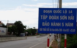 Tập đoàn Sơn Hải xin được bảo hành 10 năm với những tuyến cao tốc đang làm