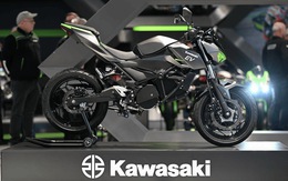 Kawasaki nhá hàng mô tô điện 125cc nhưng thiết kế như mô tô phân khối lớn
