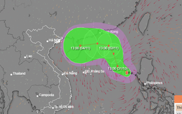 Bão Nalgae có thể mạnh cấp 12, liên tục đổi hướng trên Biển Đông