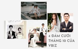 4 đám cưới tháng 10 được mong chờ nhất của showbiz Việt