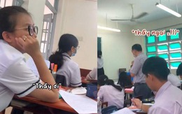 Thầy giáo ngượng đỏ mặt khi học trò khen đẹp trai