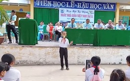 Bé gái hát 'Vọng kim lang' như nuốt đĩa