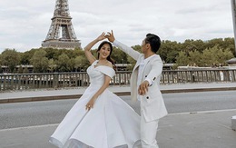 Ảnh vui sao Việt 29-11: Khánh Thi - Phan Hiển nhảy múa dưới tháp Eiffel