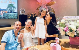 Phạm Quỳnh Anh vui vẻ hội ngộ chồng cũ Quang Huy trong tiệc sinh nhật con gái