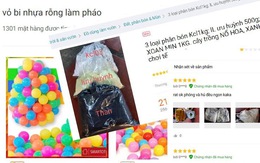 Hóa chất làm pháo 'lấp ló' chợ mạng