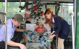 Tuyến xe buýt ngập tràn không khí Giáng sinh tại TP.HCM
