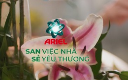 Nhãn hàng Ariel kêu gọi ‘San việc nhà, sẻ yêu thương’