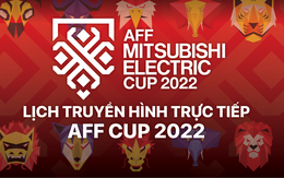 Lịch trực tiếp AFF Cup 2022: Singapore - Myanmar, Malaysia - Lào