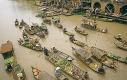 'Đất rừng phương Nam' tung đại cảnh chợ nổi quay ở rừng tràm Trà Sư