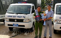Trang bị xe chuyên dụng góp phần đảm bảo an ninh trật tự ở Bình Thuận