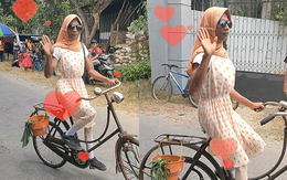 Chiếc xe đạp khiến chị em phụ nữ nào đi cũng dịu dàng và nữ tính