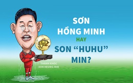 'Thánh khóc' tuyển Hàn Quốc Sơn Hồng Minh tên thật là... Son 'Huhu' Min