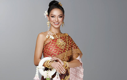 Nhan sắc thăng hạng của Mai Ngô trong trang phục truyền thống Thái Lan