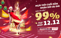 Đại tiệc quà đôi 12-12 từ Vietjet, ưu đãi lên đến 99%