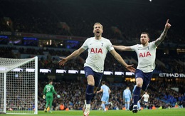 Kane rực sáng, Tottenham thắng nghẹt thở Man City ở phút bù giờ