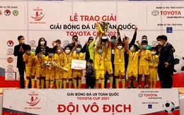 Sông Lam Nghệ An vô địch Giải bóng đá U9 toàn quốc Toyota Cup 2021