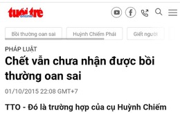 Tòa buộc Viện KSND Khánh Hòa bồi thường 1,6 tỉ cho người oan sai