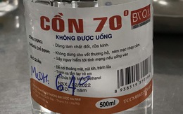 Cửa hàng thuốc không được bán sản phẩm chứa methanol gây nhầm lẫn với cồn sát trùng