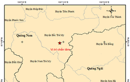 Hai trận động đất liên tiếp ở miền núi Bắc Trà My lúc rạng sáng