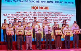 Năm 2021, TP.HCM vận động được hơn 4.800 tỉ để chống dịch, hỗ trợ người nghèo