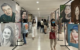 Nhà báo Huỳnh Dũng Nhân ‘liều’ làm triển lãm hội họa về bạn bè, người nổi tiếng