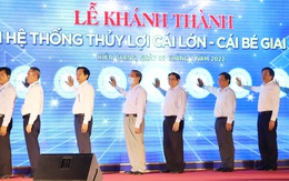 Thủ tướng phát lệnh khánh thành 'siêu cống' thủy lợi lớn nhất Việt Nam