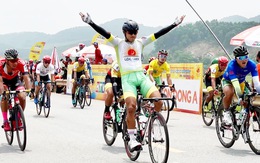 Hồi phục sau tai nạn, Tấn Hoài rút thắng chặng đua dài 206km