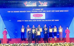 Dai-ichi Life Việt Nam vào 'Top 50 Doanh nghiệp tăng trưởng xuất sắc nhất Việt Nam'