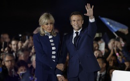 Ông Macron tái đắc cử Tổng thống Pháp, hứa 'không ai bị bỏ lại phía sau'