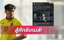 Trung vệ đang chơi ở châu Âu sẽ khoác áo U23 Thái Lan ở SEA Games 31